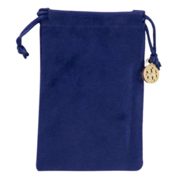 TORY BURCH • Black Milgrain Logo Cuff Bracelet - Picture 7 of 7